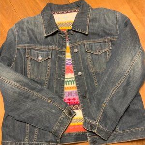 Gorgeous Fairisle GAP Jean Jacket